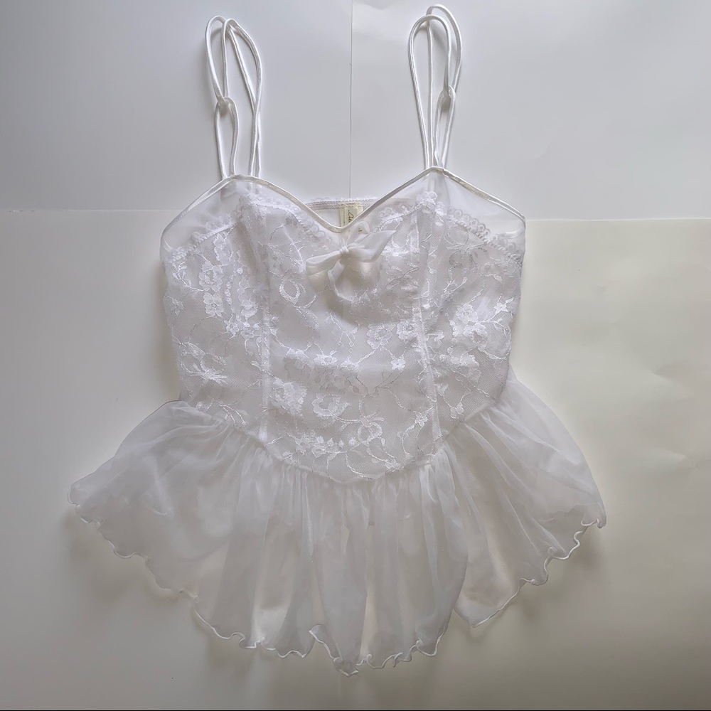 Delicate Mesh/Lingerie Style Top